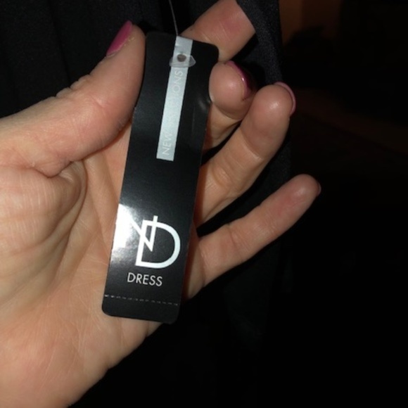 NWT New Directions Basic Black Dress - Picture 4 of 4